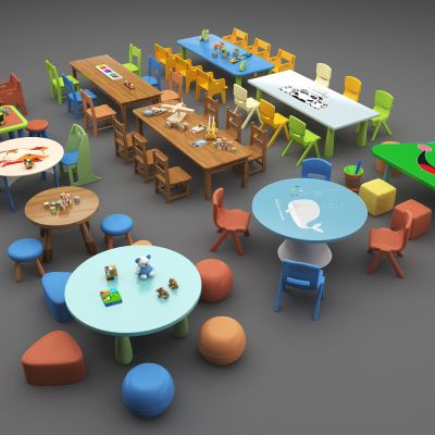 北欧儿童课桌椅