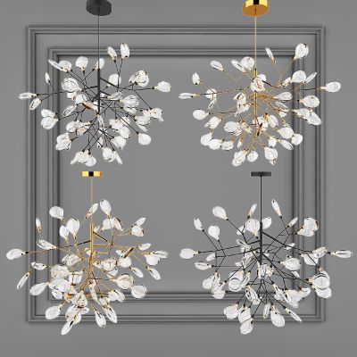 现代花瓣吊灯