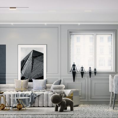 现代客餐厅玄关