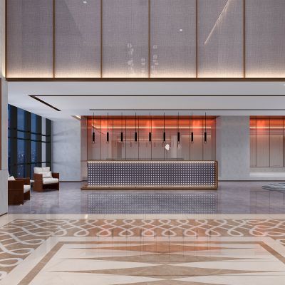 现代酒店大堂