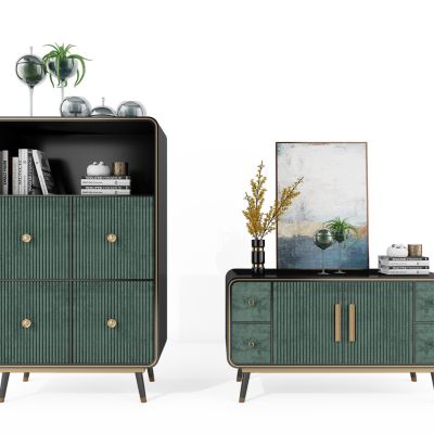 现代轻奢电视柜餐边柜书柜边柜