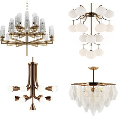 现代轻奢水晶球形吊灯