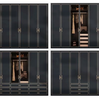 新中式轻奢衣柜