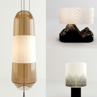 新中式灯具台灯吊灯