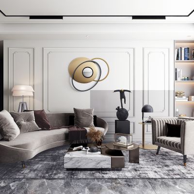 现代轻奢组合沙发