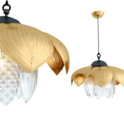 新中式莲花荷花佛教吊灯