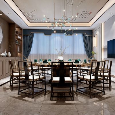 新中式酒店包厢