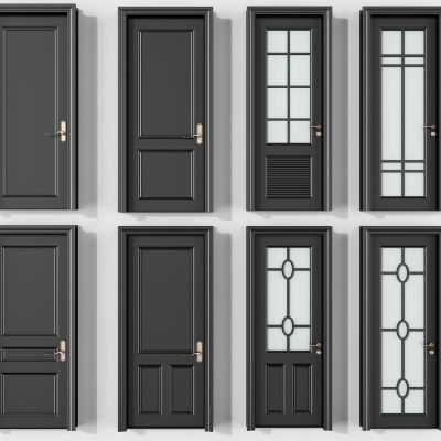 欧式实木烤漆门