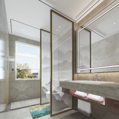 新中式浴室卫生间