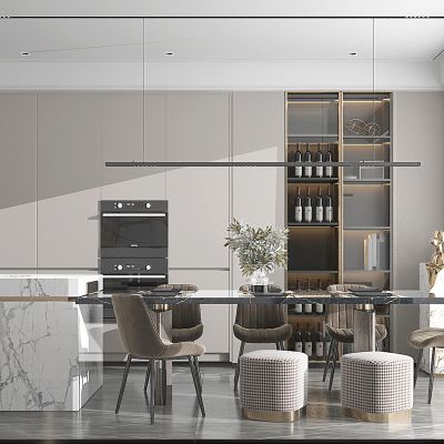 开放式厨房餐厅