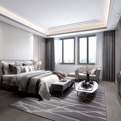 现代简约卧室