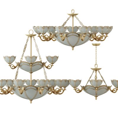 欧式美式中式铁艺吊灯