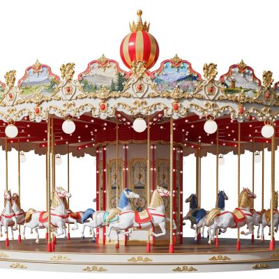 欧式旋转木马