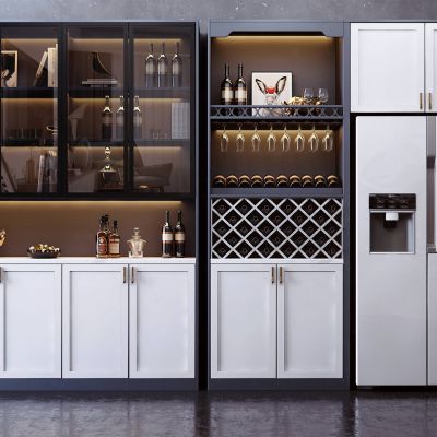 现代风格酒柜组合
