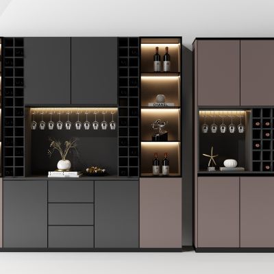 现代轻奢酒柜