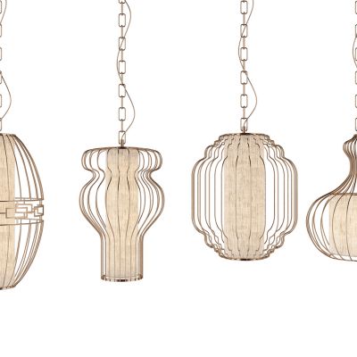 新中式禅意小吊灯灯笼