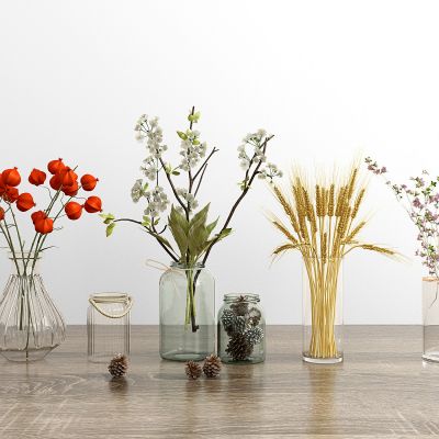 现代玻璃花瓶