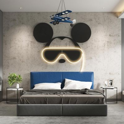 现代米老鼠卧室儿童房现代儿童房