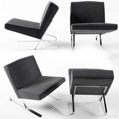 布艺单人办公沙发