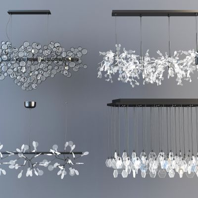现代水晶树枝艺术吊灯