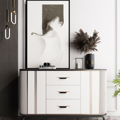 现代轻奢餐边柜玄关柜