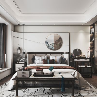 新中式卧室