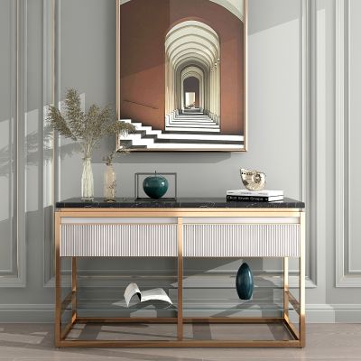 简欧式边柜摆台玄关柜