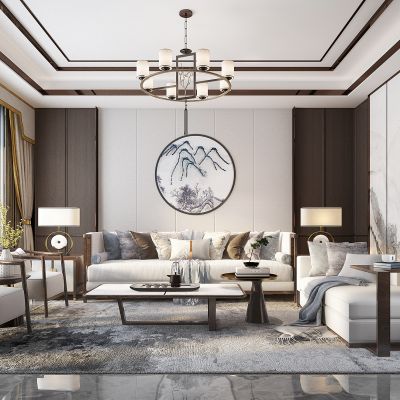 新中式轻奢客厅