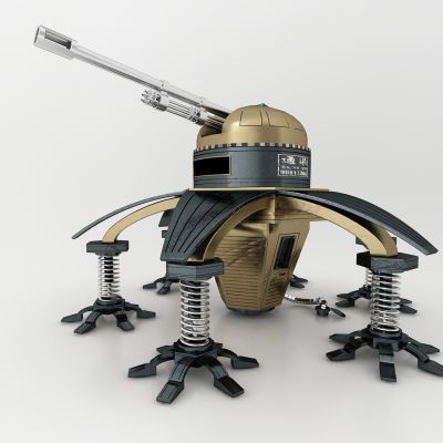 现代风格军事用具