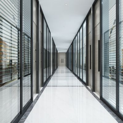 现代办公室过道