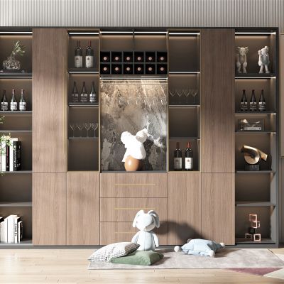 现代风格酒柜