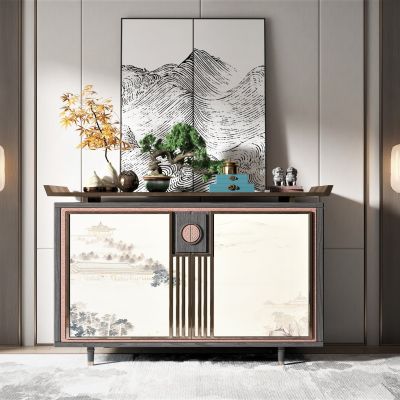 新中式风格边柜