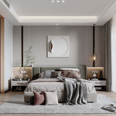 现代卧室