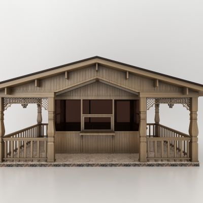 现代风格小屋子