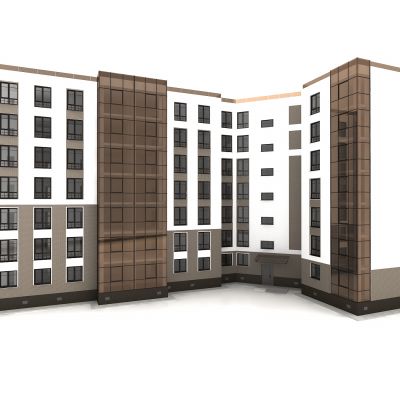 现代风格建筑3D模型