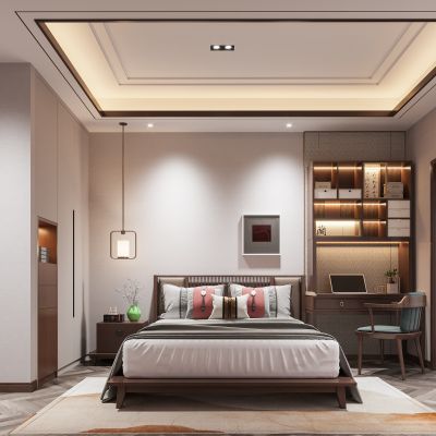 新中式卧室