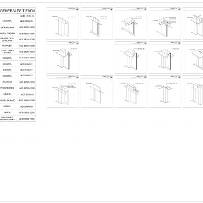 ZARA两层店的设计图CAD