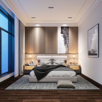 新中式卧室