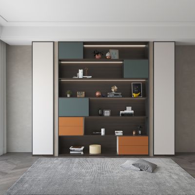 现代书柜装饰柜