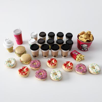 现代薯条 奶酪 肯特基 蛋糕 奶茶