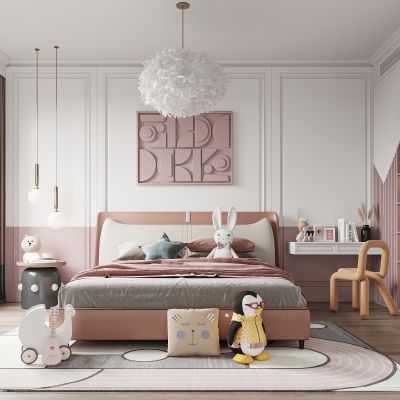 现代儿童卧室