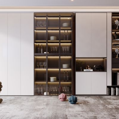 现代简约轻奢酒柜装饰柜