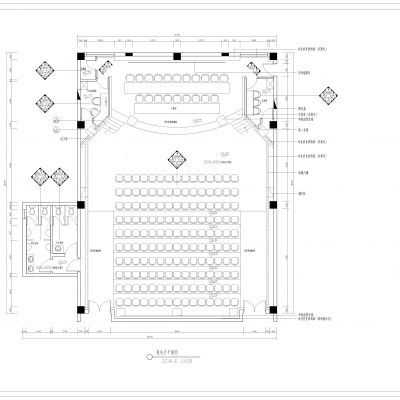 会议报告厅设计施工图