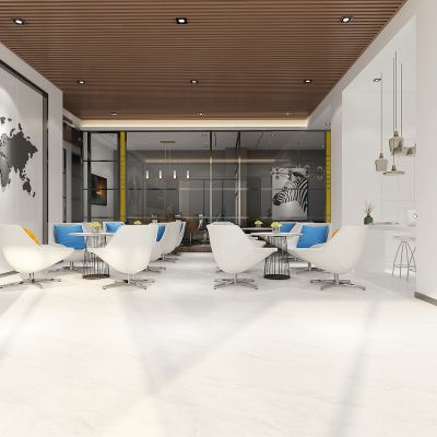 现代办公室洽谈区