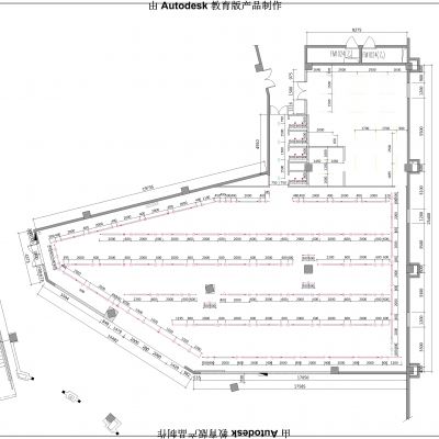 阿迪达斯店施工图CAD