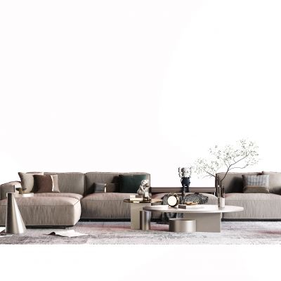 现代转角沙发 布艺沙发