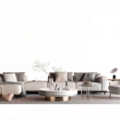 现代转角沙发 布艺沙发