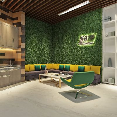 现代公司休息区