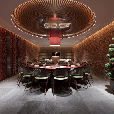 新中式餐厅包间