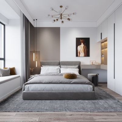 现代卧室